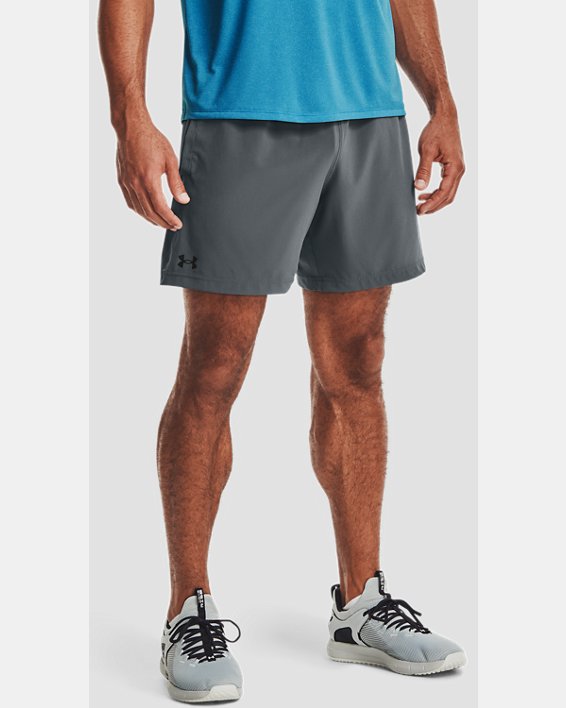 Herren UA Woven Shorts (18 cm), Gray, pdpMainDesktop image number 0